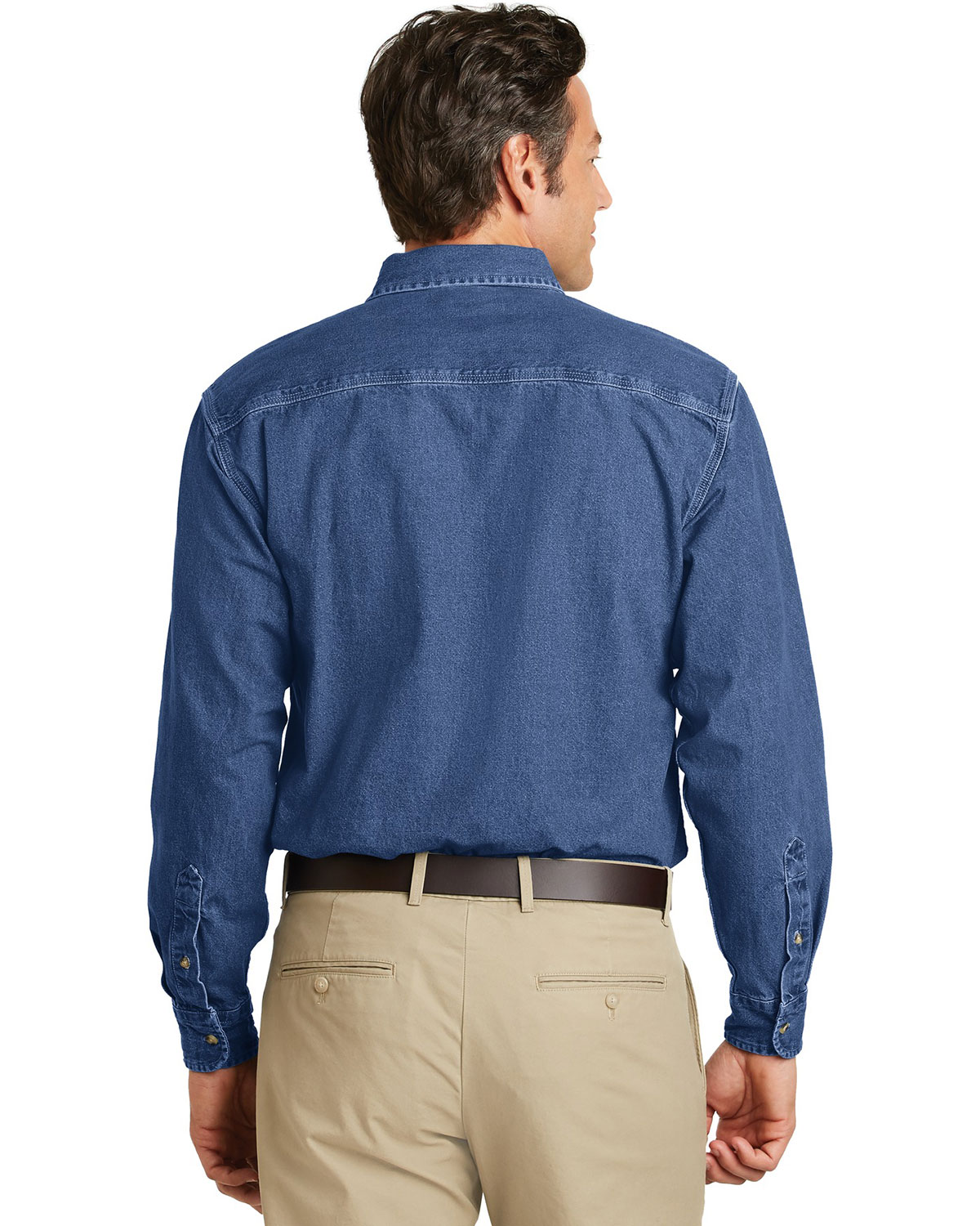 Port Authority S100 Heavyweight Denim Shirt view 2