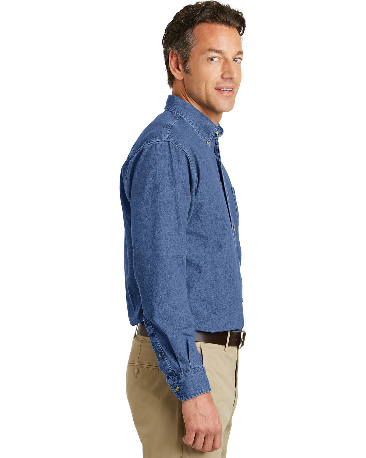 Port Authority S100 Heavyweight Denim Shirt view 3