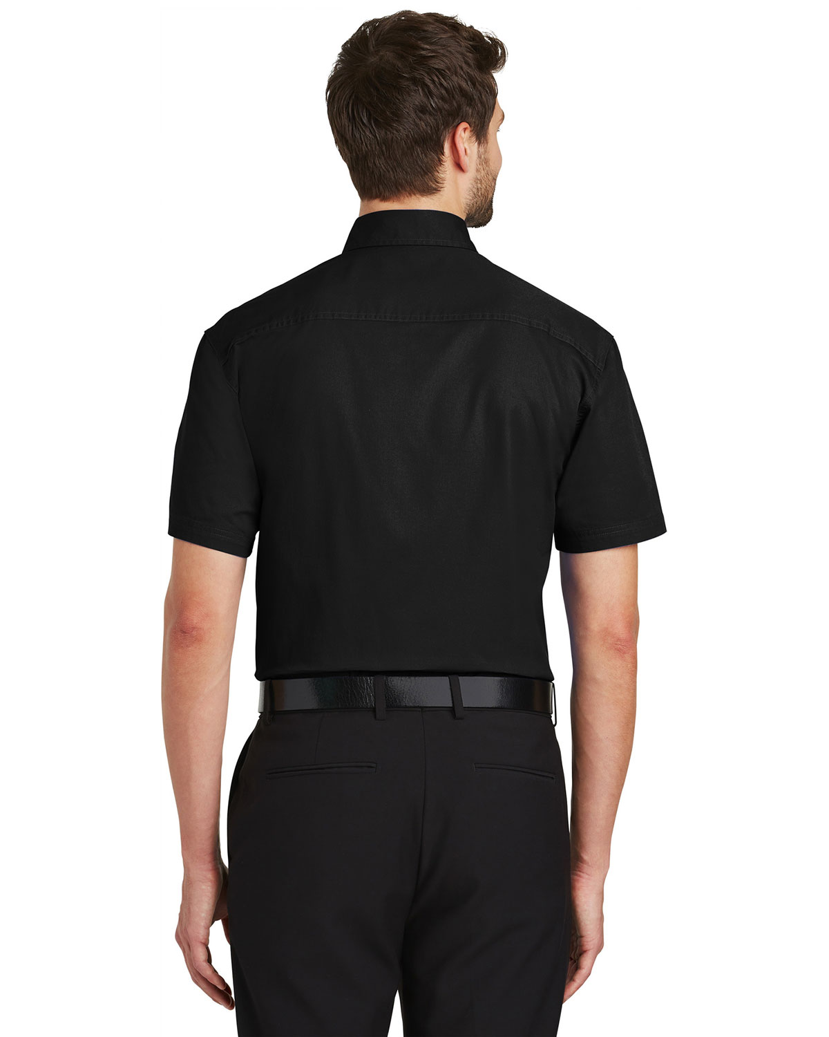 Port Authority S500T Short Sleeve Twill Shirt view 2