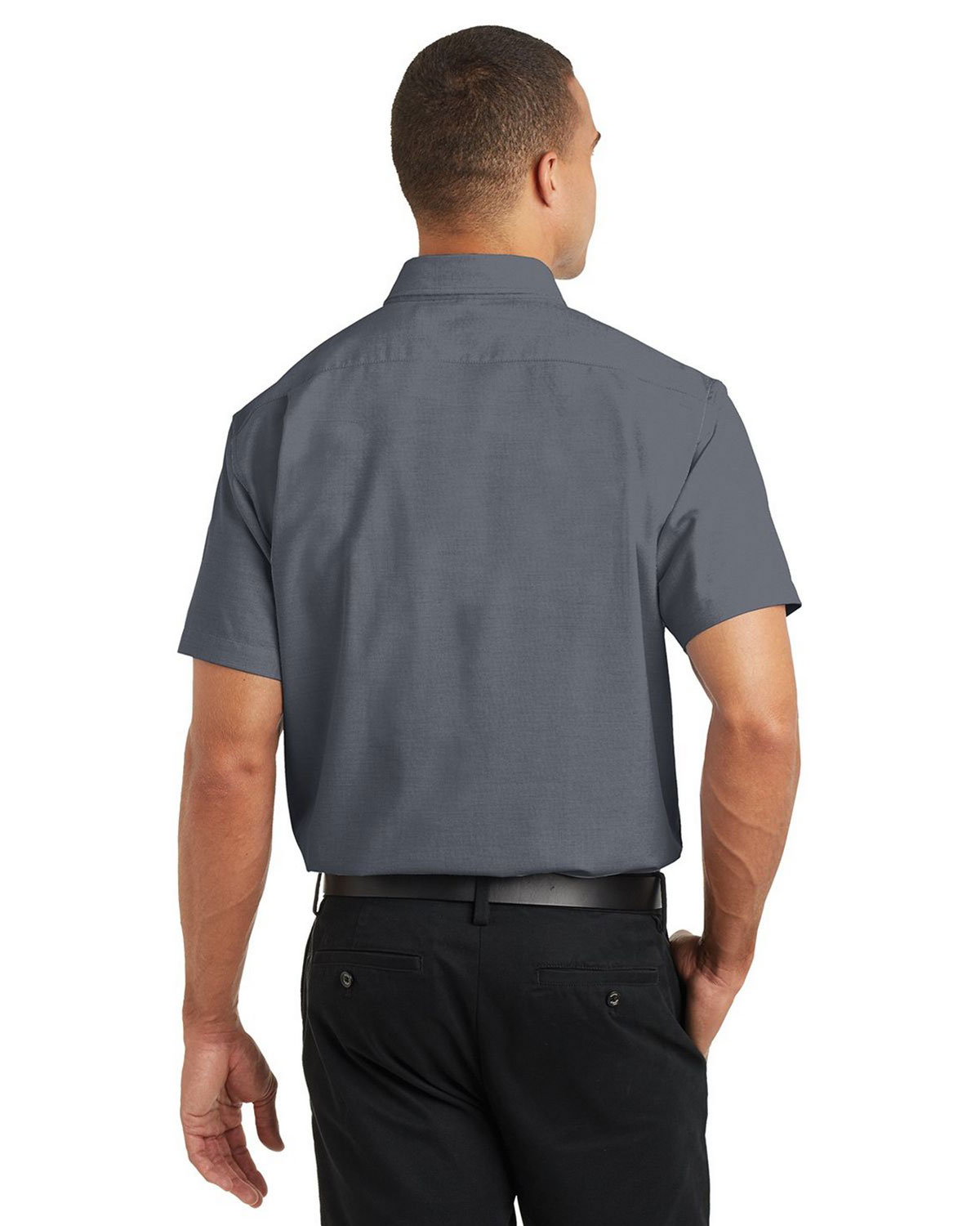 Port Authority S659 Short Sleeve SuperPro Oxford Shirt view 2