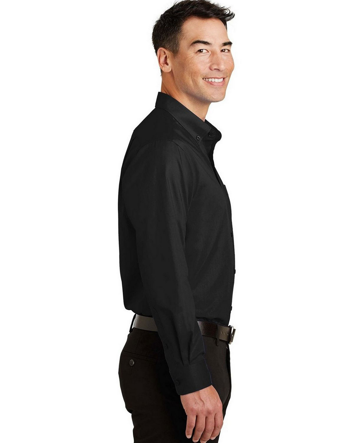 Port Authority S663 SuperPro Twill Shirt view 3