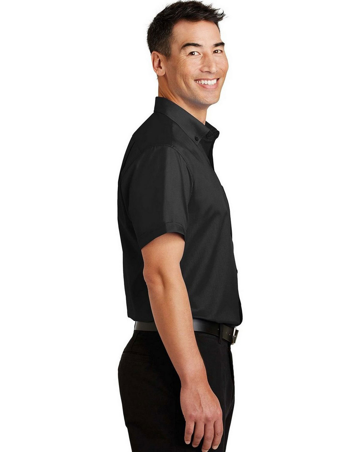 Port Authority S664 Short Sleeve SuperPro Twill Shirt view 3