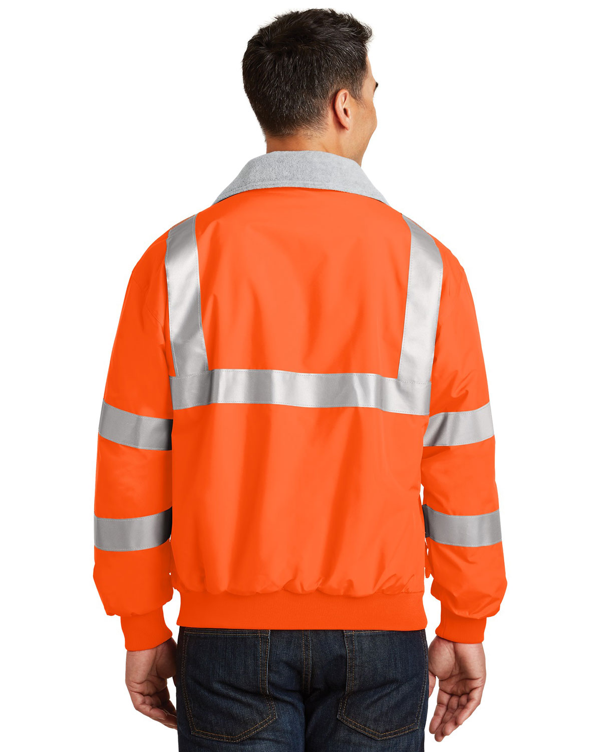 Port Authority SRJ754 Enhanced Visibility Challenger Jacket with Reflective Taping view 2
