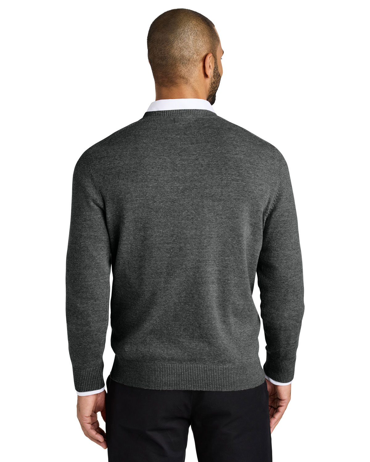 Port Authority SW2850 Easy Care V-Neck Sweater view 2