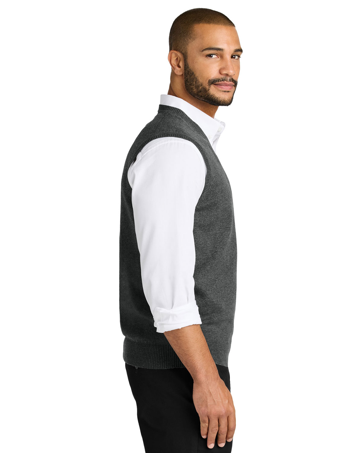 Port Authority SW2860 Easy Care Sweater Vest view 3