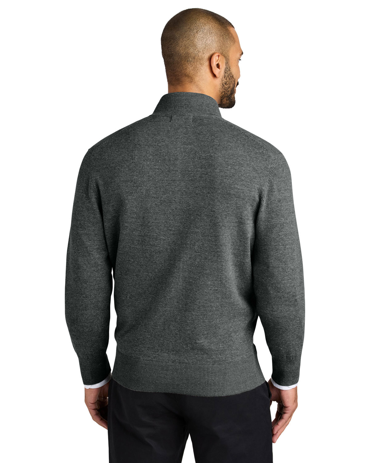 Port Authority SW2901 Easy Care Full-Zip Sweater view 2