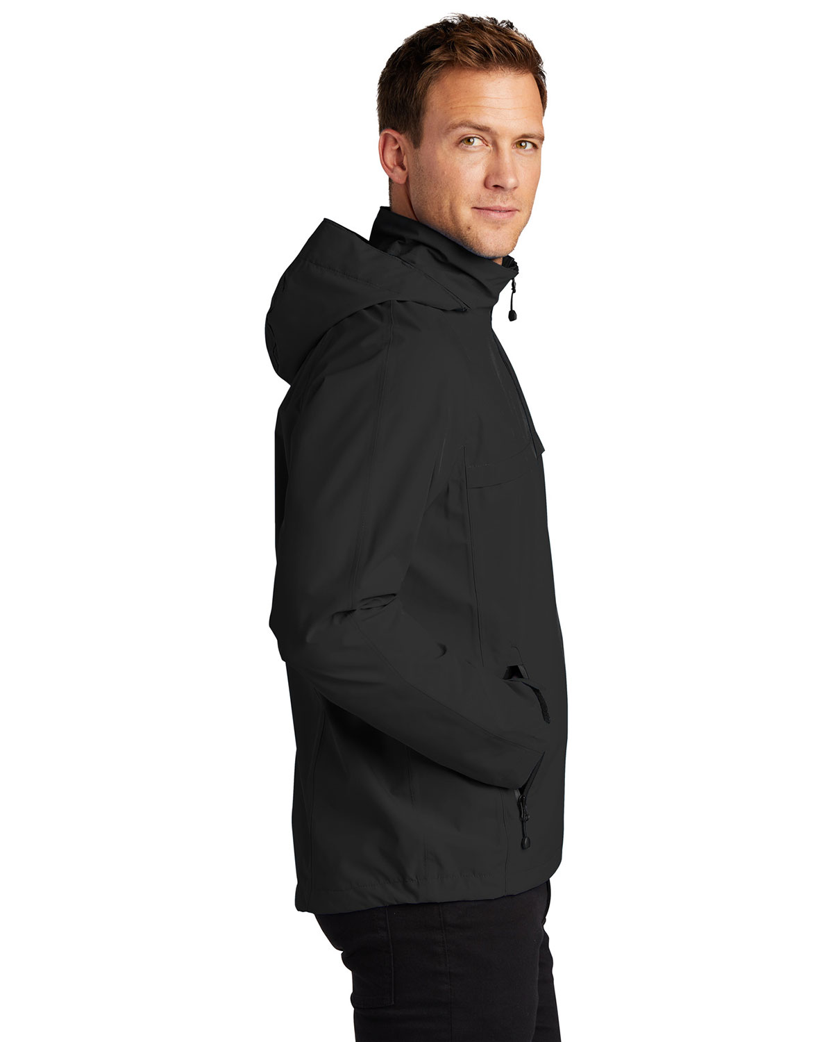 Port Authority TLJ333 Tall Torrent Waterproof Jacket view 3