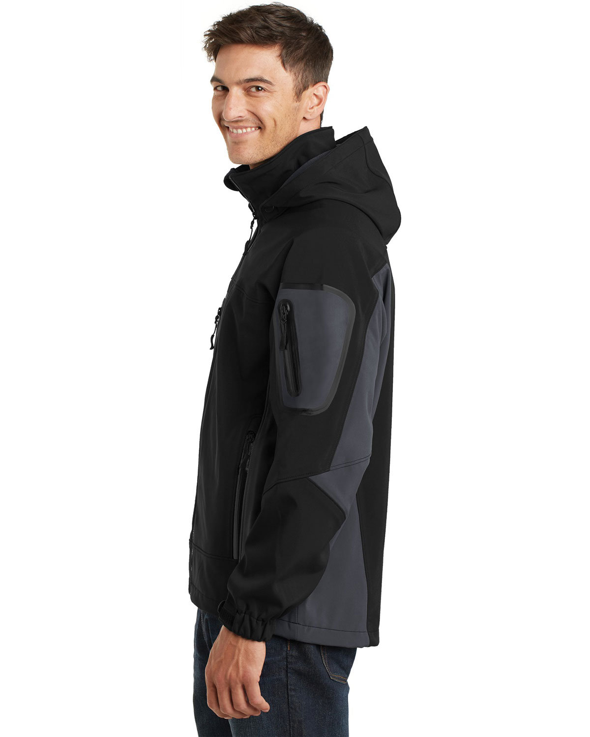 Port Authority TLJ798 Tall Waterproof Soft Shell Jacket view 3