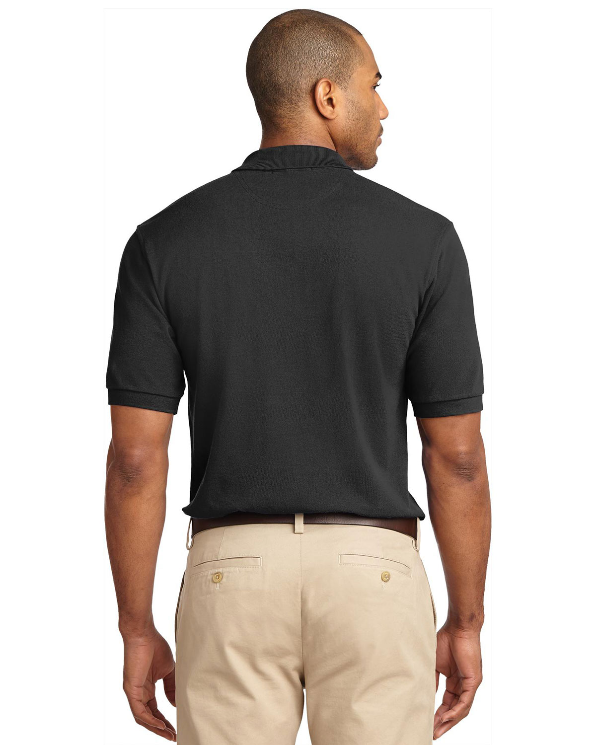 Port Authority TLK420 Tall Heavyweight Cotton Pique Polo view 2
