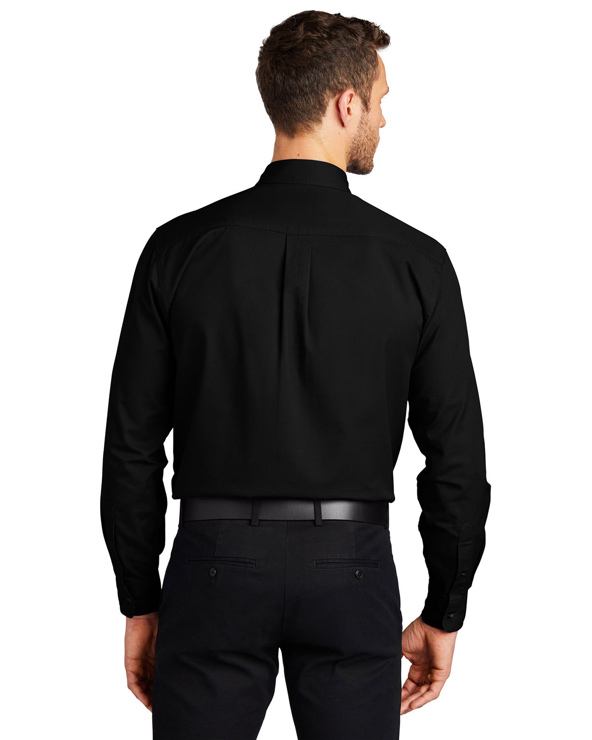 Port Authority TLS600T Tall Long Sleeve Twill Shirt view 2