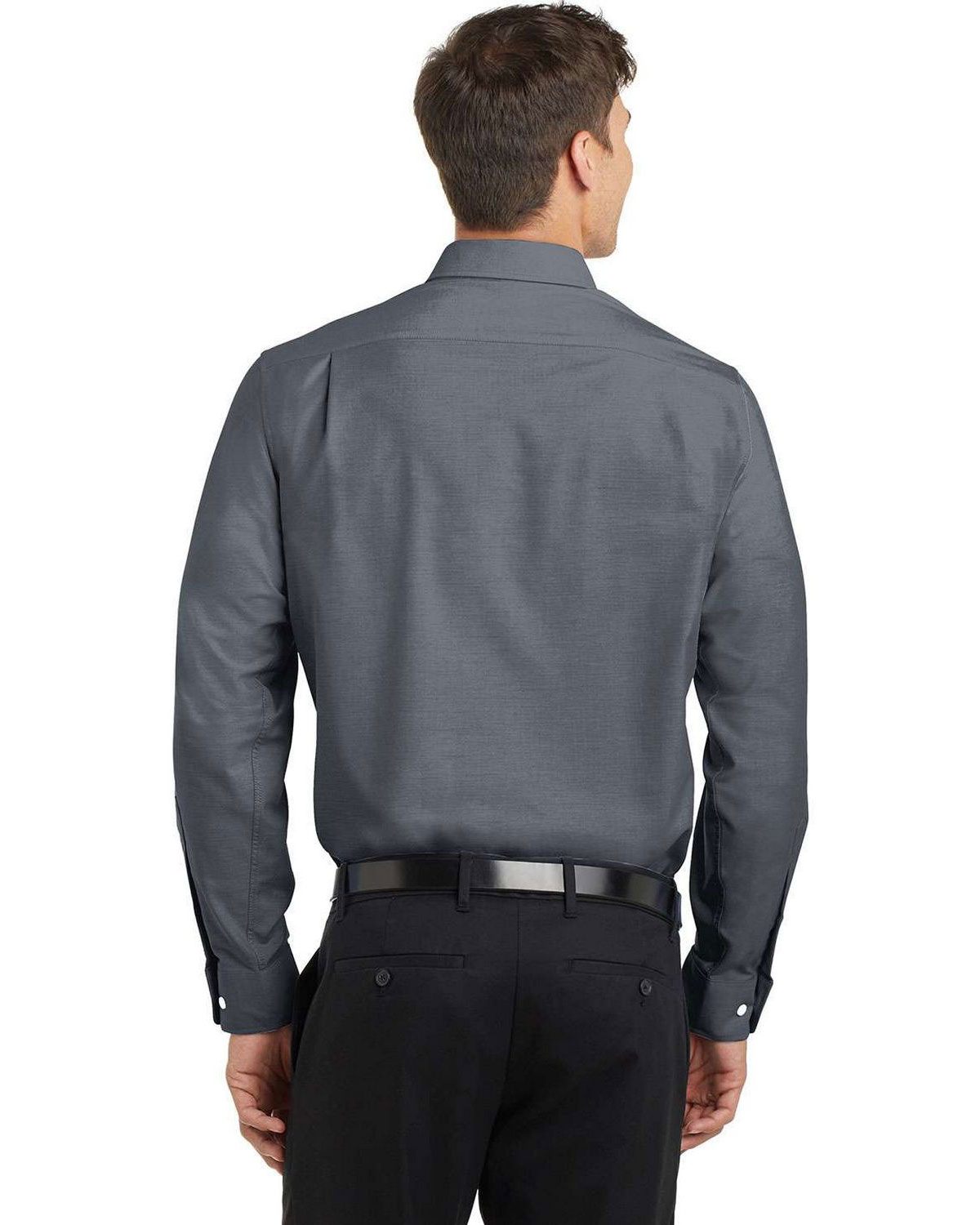 Port Authority TS658 Tall SuperPro Oxford Shirt view 2