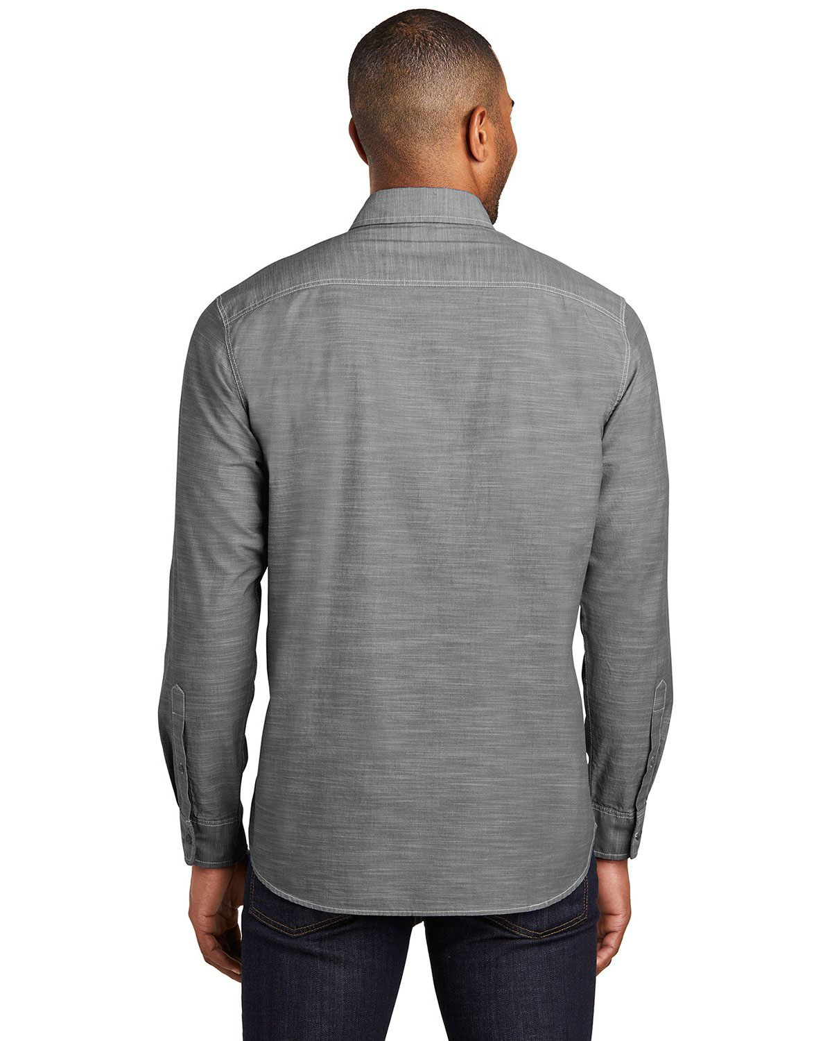 Port Authority W380 Slub Chambray Shirt view 2