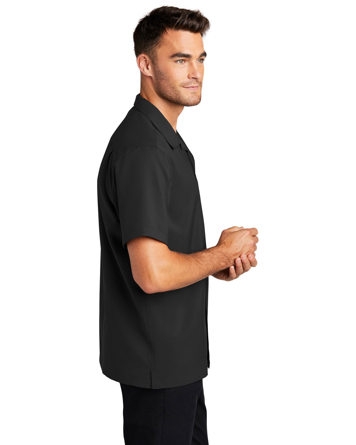 Port Authority W400 Short Sleeve Performance Staff Shirt view 3