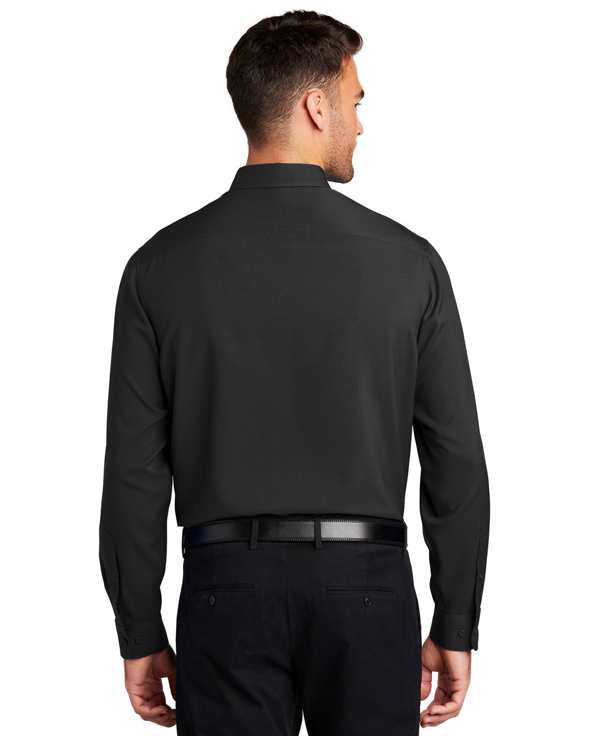 Port Authority W401 Long Sleeve Performance Staff Shirt view 2