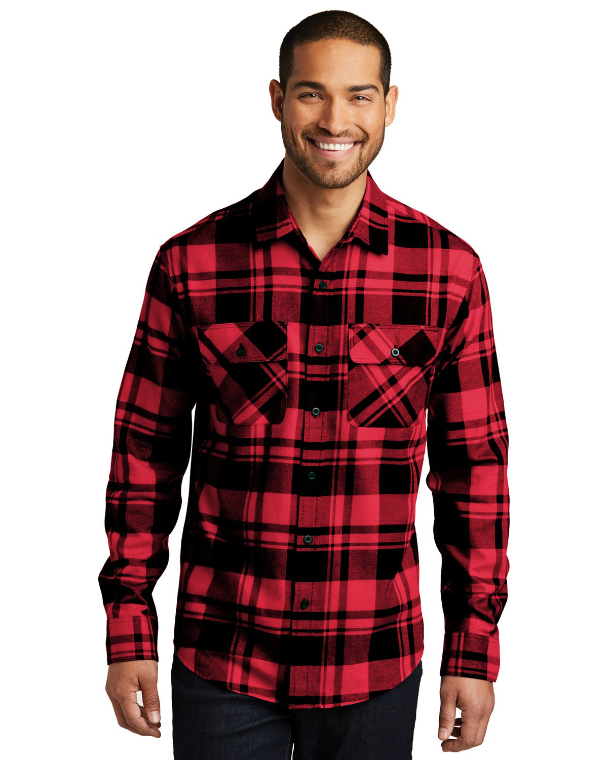 Port Authority W668 Plaid Flannel Shirt
