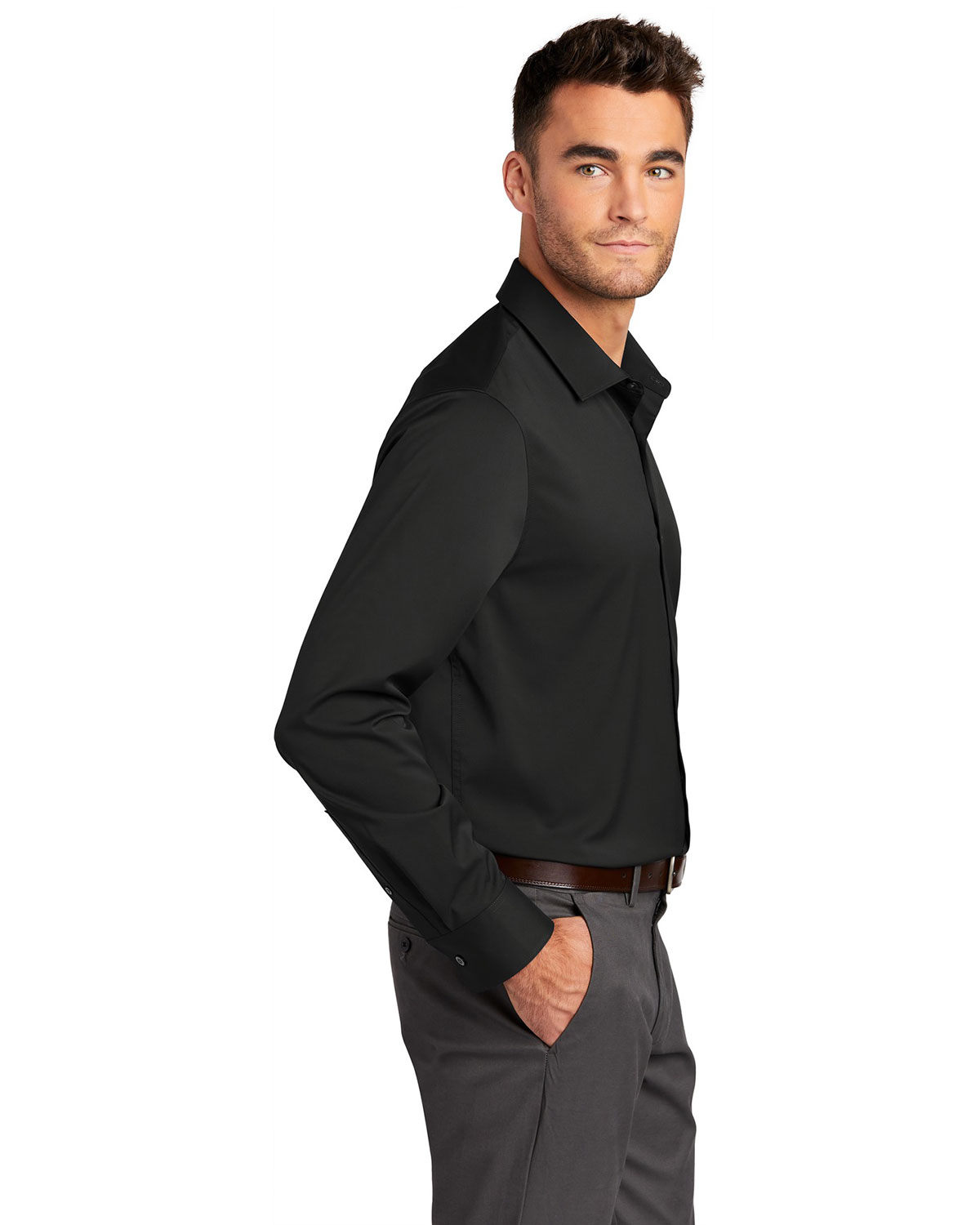 Port Authority W680 City Stretch Shirt view 3