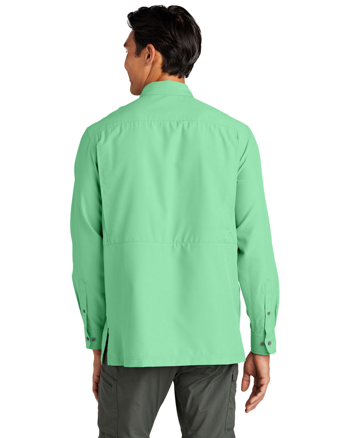 Port Authority W960 Long Sleeve UV Daybreak Shirt view 2