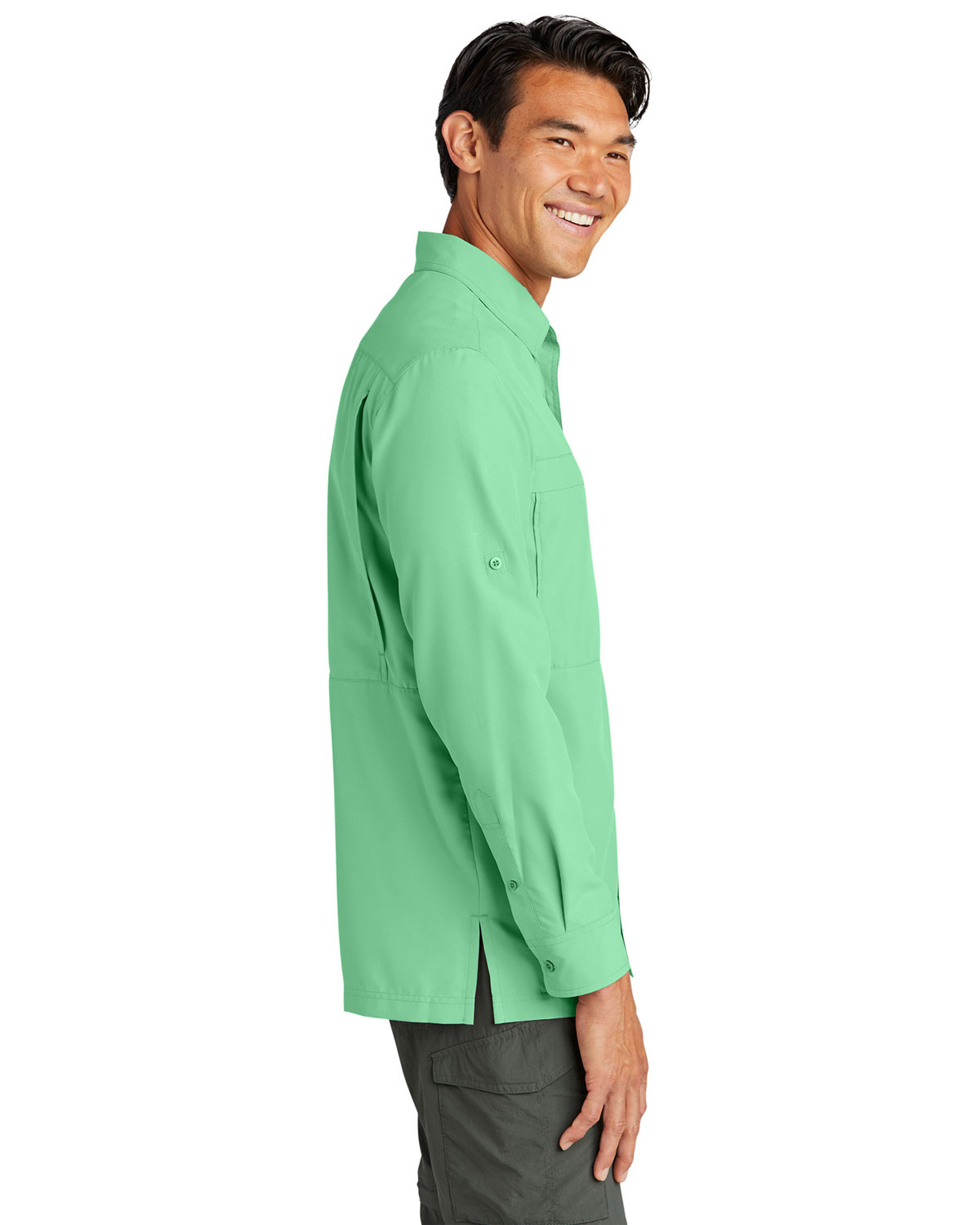 Port Authority W960 Long Sleeve UV Daybreak Shirt view 3