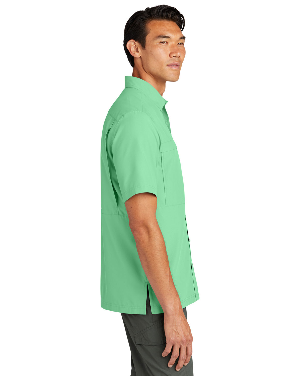 Port Authority W961 Short Sleeve UV Daybreak Shirt view 3
