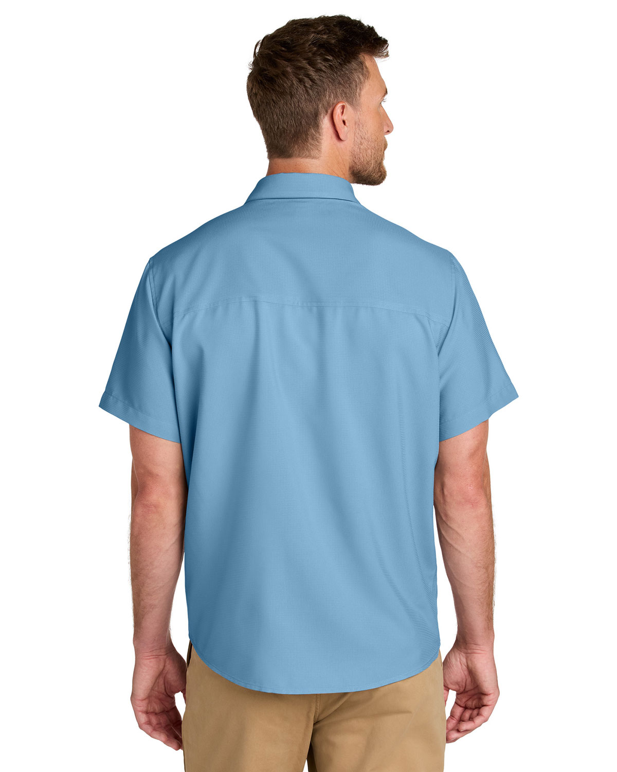 Port Authority W963 Short Sleeve UV Dockside Shirt view 2