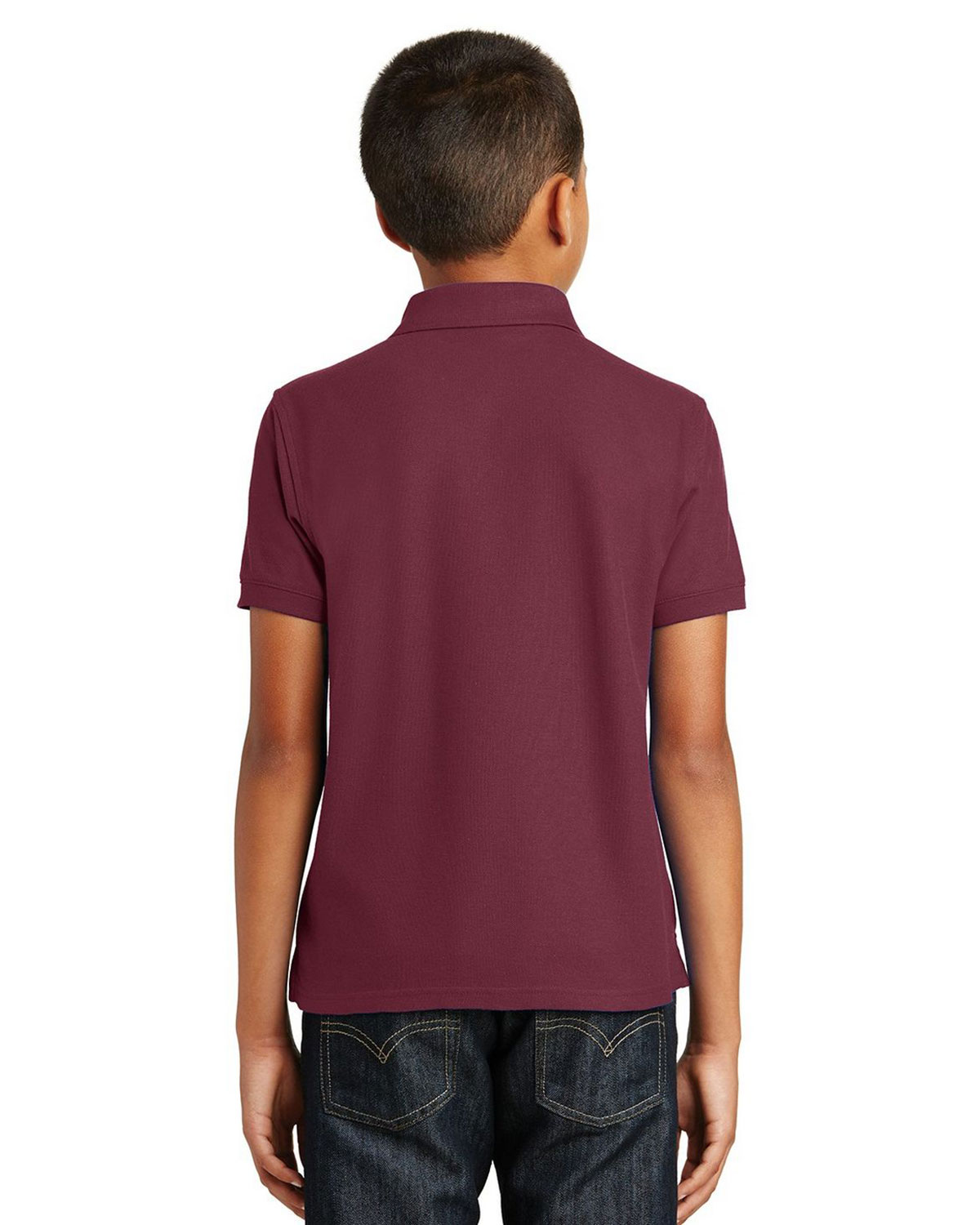 Port Authority Y100 Youth Core Classic Pique Polo view 2