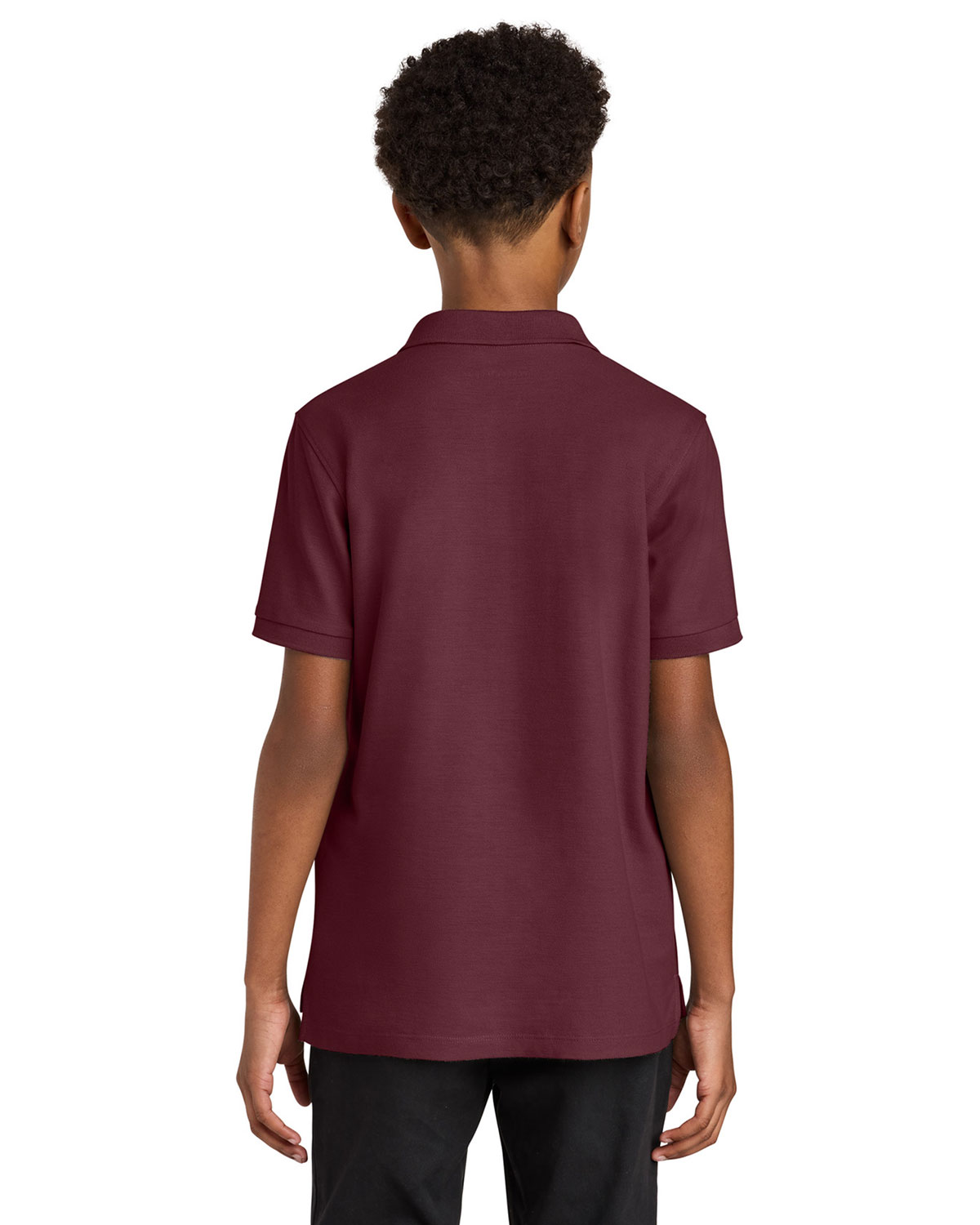 Port Authority Y200 Youth Wearever Signature Pique Polo view 2