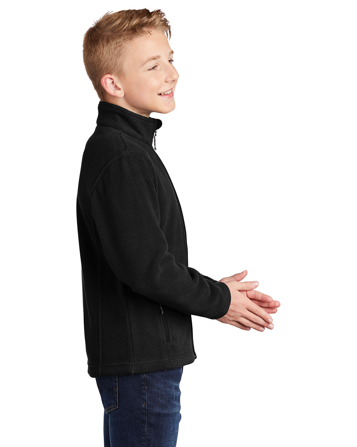 Port Authority Y217 Youth Value Fleece Jacket view 3