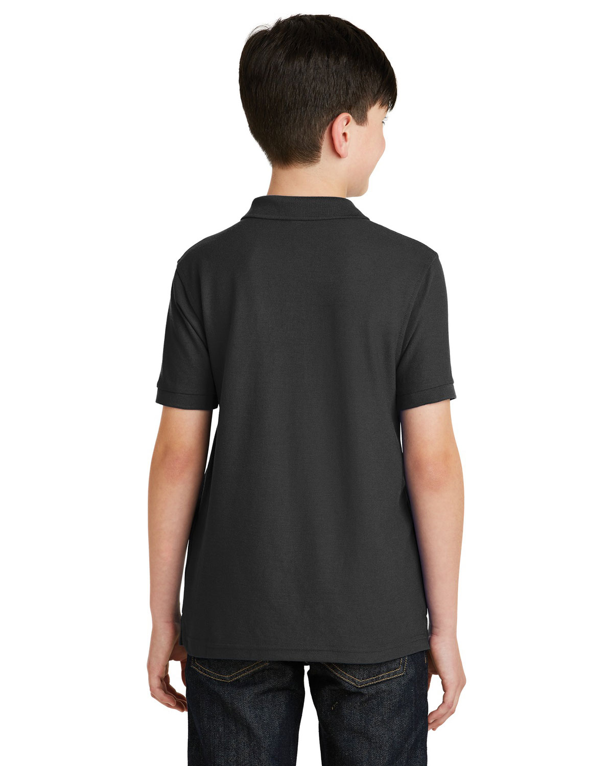 Port Authority Y500 Youth Silk Touch Polo view 2