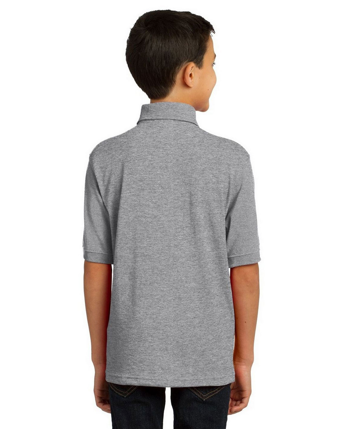 Port & Company KP55Y Youth Core Blend Jersey Knit Polo view 2