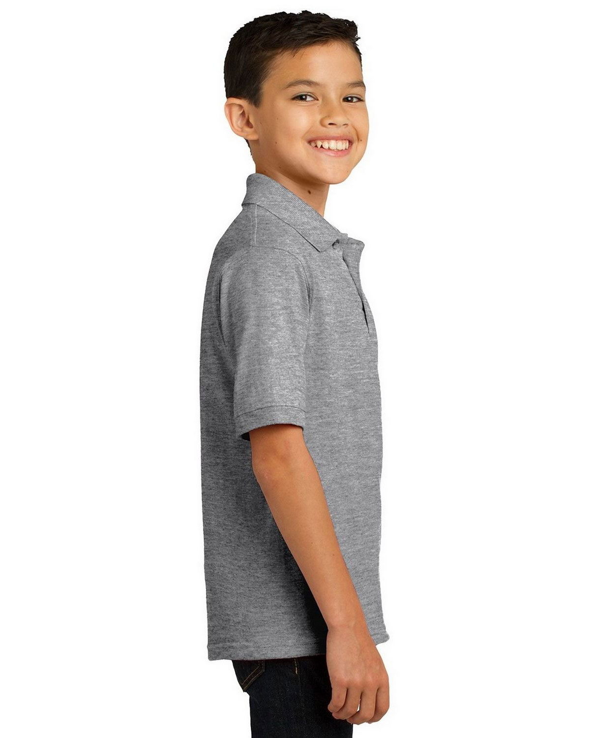 Port & Company KP55Y Youth Core Blend Jersey Knit Polo view 3