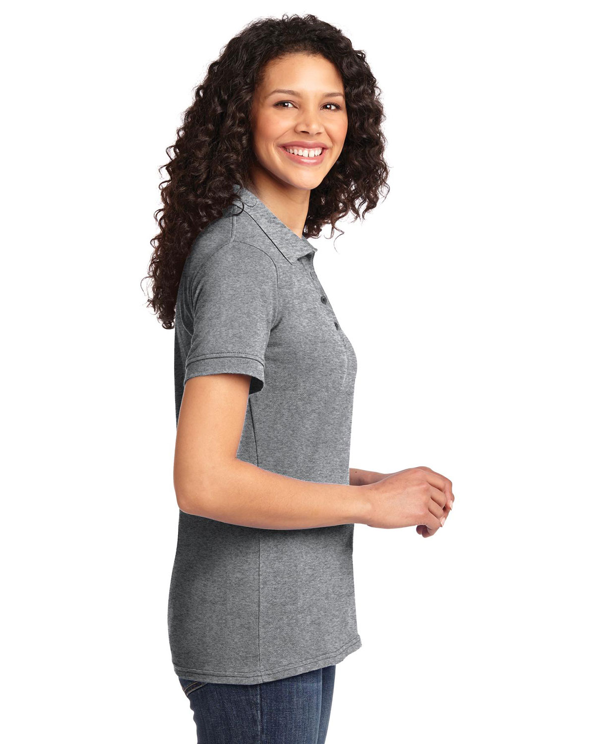 Port & Company LKP155 Women's Core Blend Pique Polo view 3