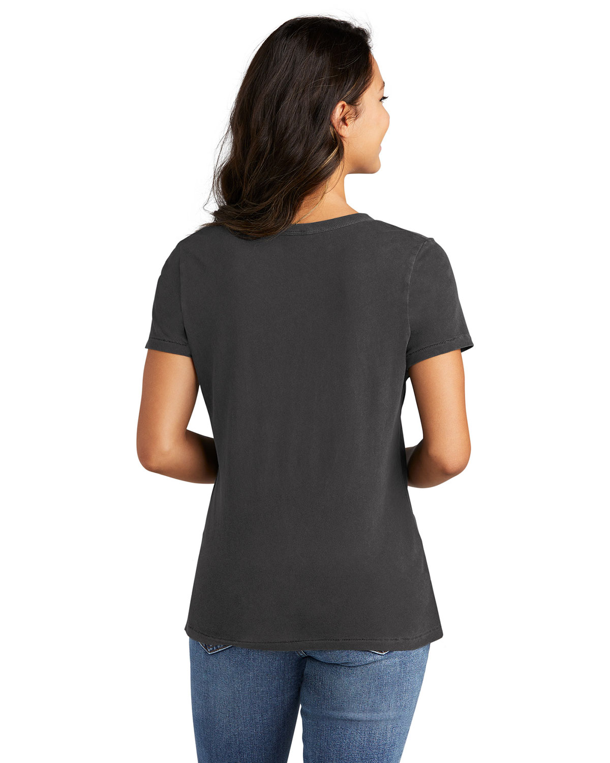 Port & Company LPC099V Women's Beach Wash Garment-Dyed V-Neck Tee view 2