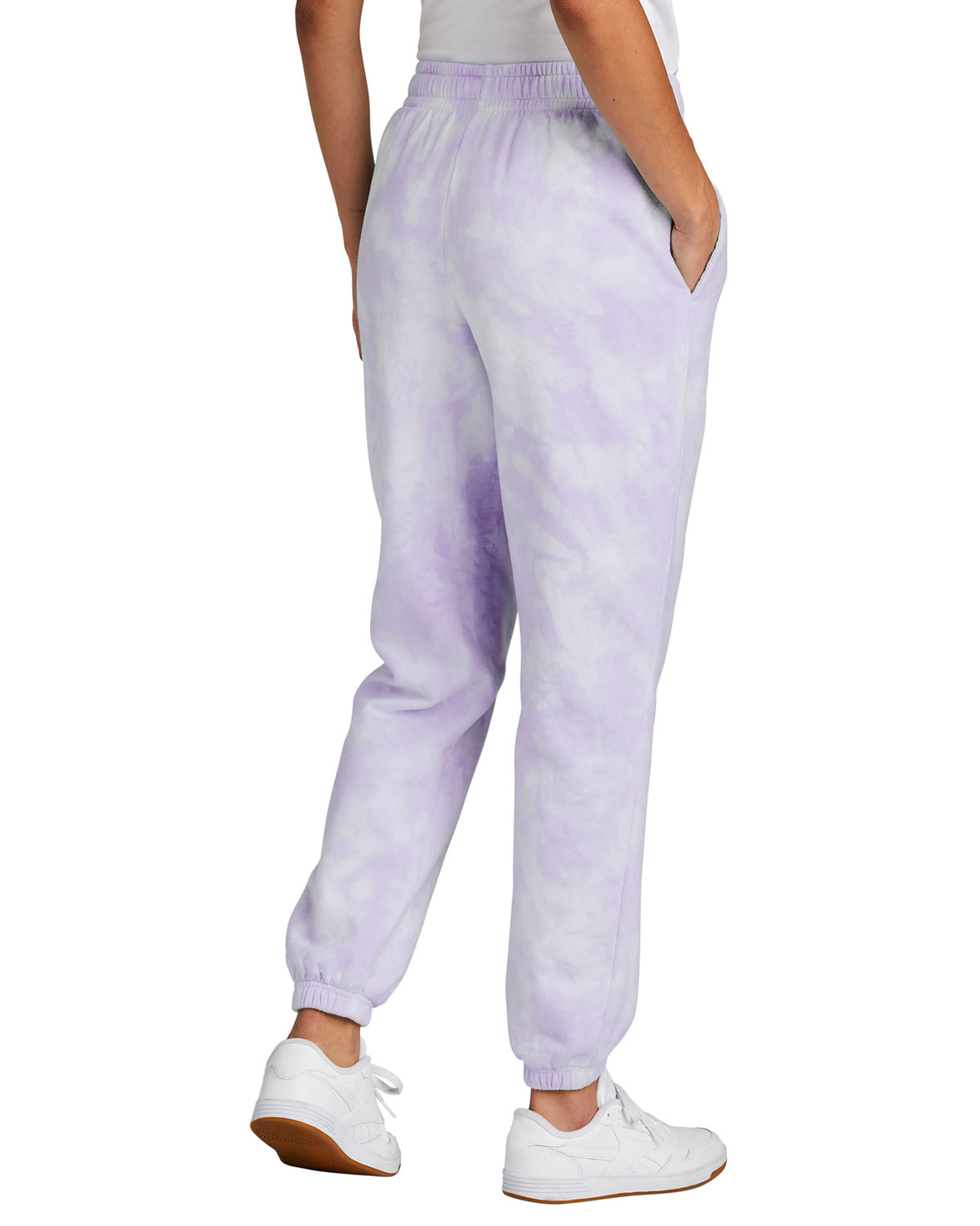 Port & Company LPC140P Women's Beach Wash Cloud Tie-Dye Sweatpant view 2