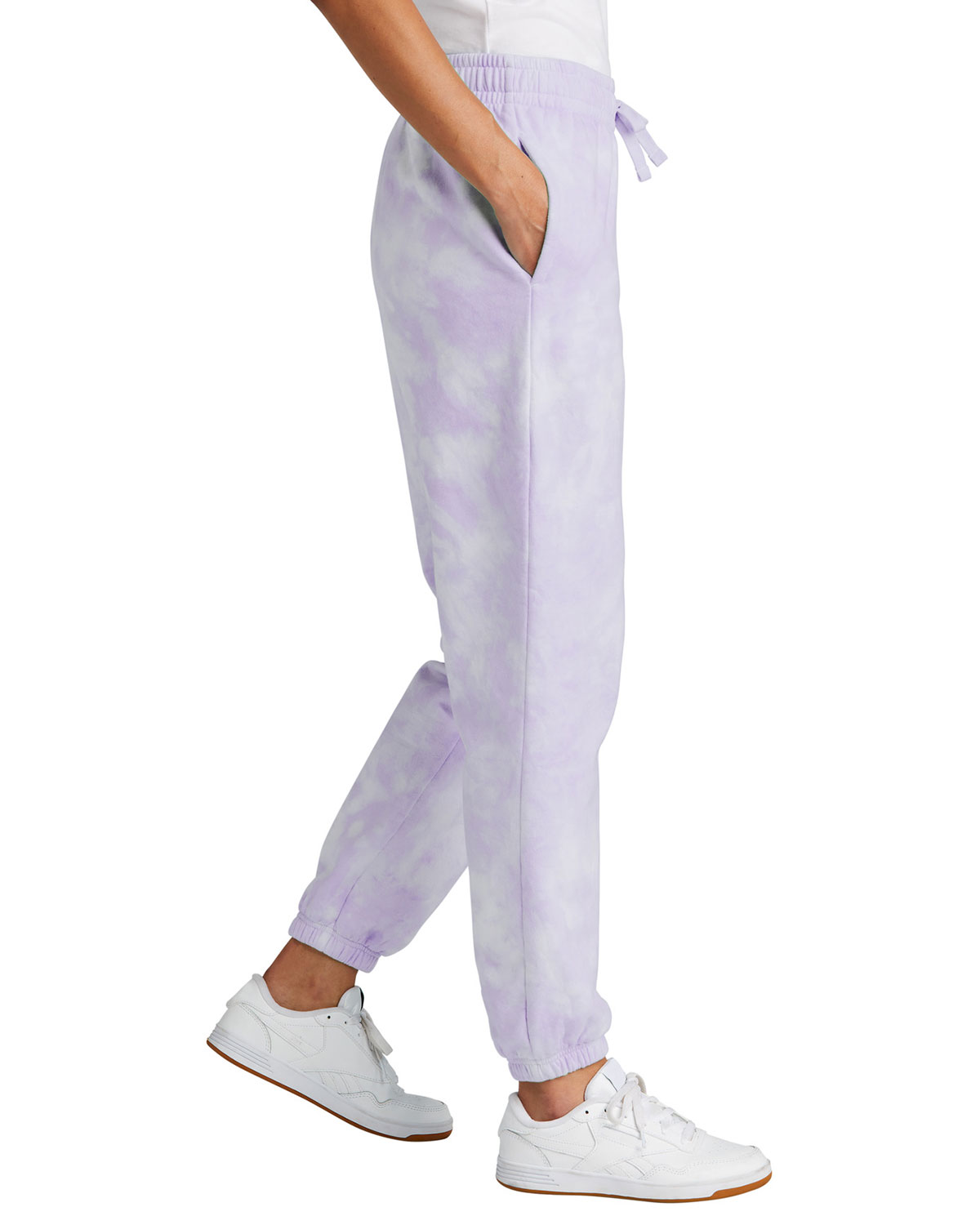 Port & Company LPC140P Women's Beach Wash Cloud Tie-Dye Sweatpant view 3