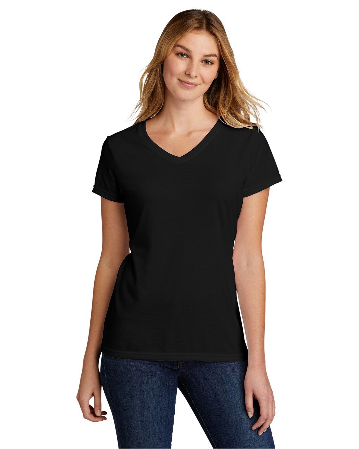 Port & Company LPC330V Women's Tri-Blend V-Neck Tee