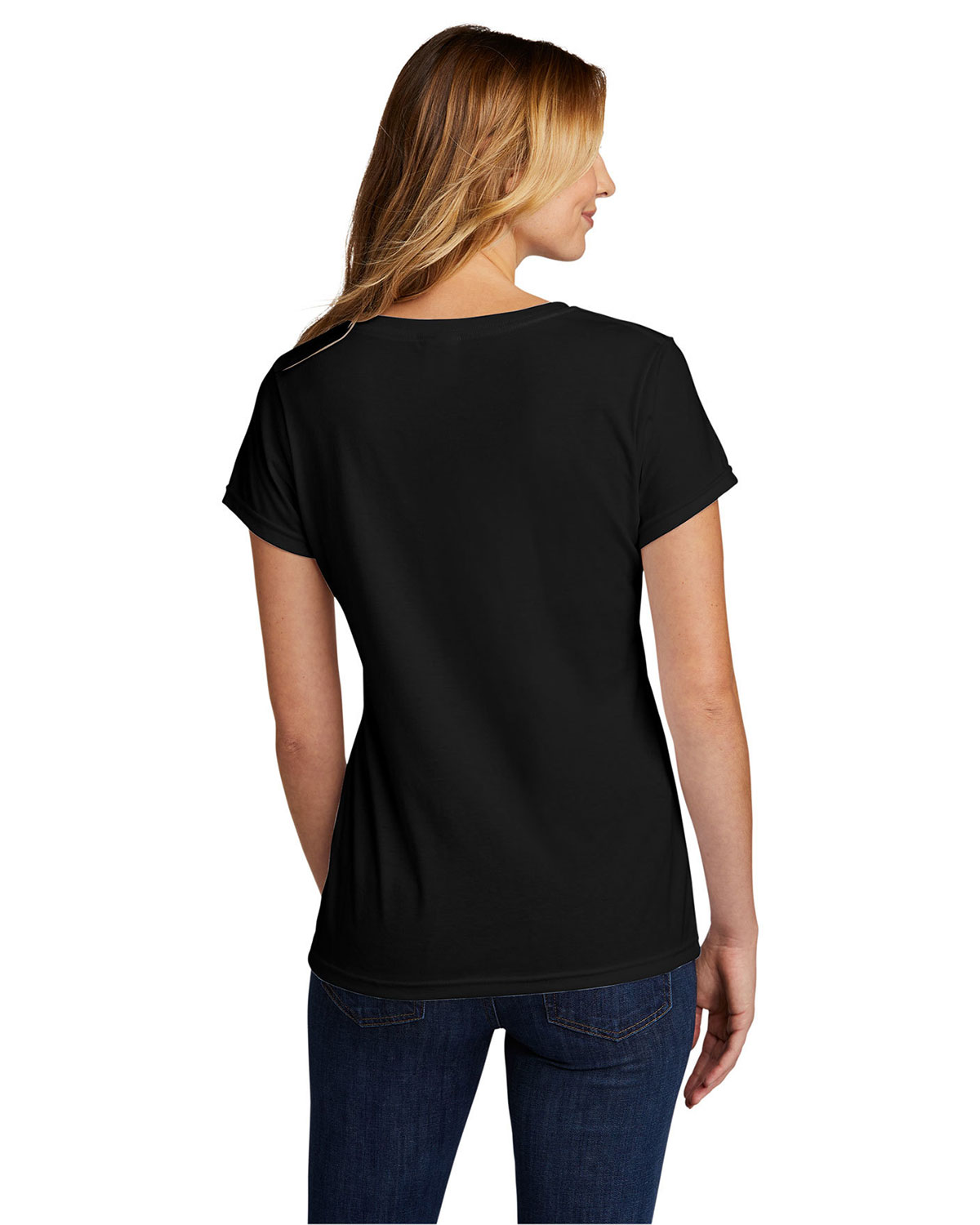 Port & Company LPC330V Women's Tri-Blend V-Neck Tee view 2
