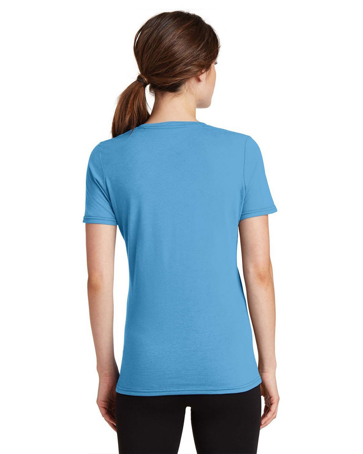Port & Company LPC381V Women's Performance Blend V-Neck Tee view 2