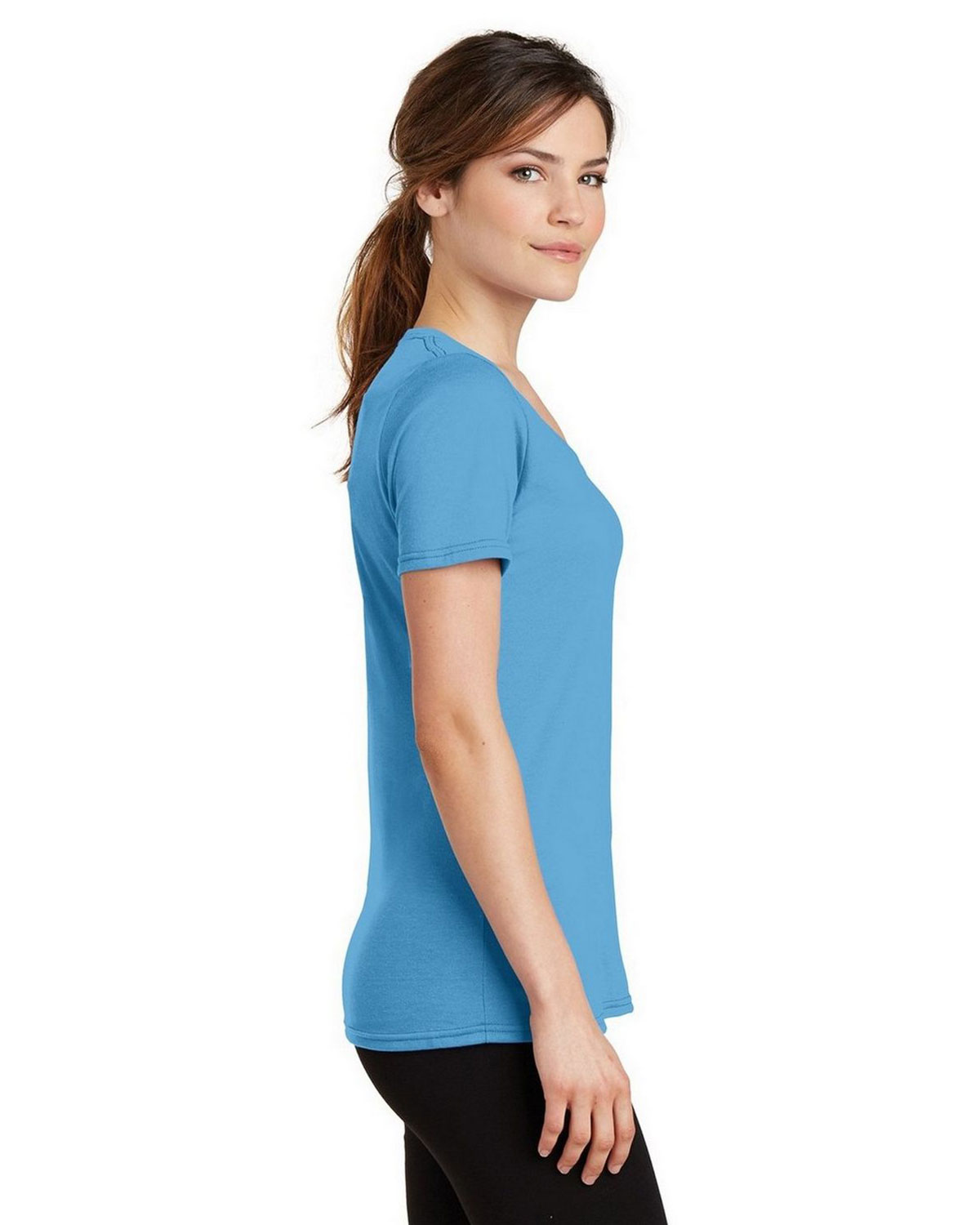 Port & Company LPC381V Women's Performance Blend V-Neck Tee view 3