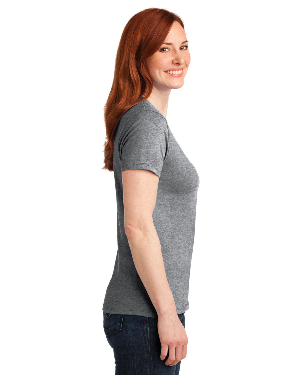 Port & Company LPC55 Women's Core Blend Tee view 3