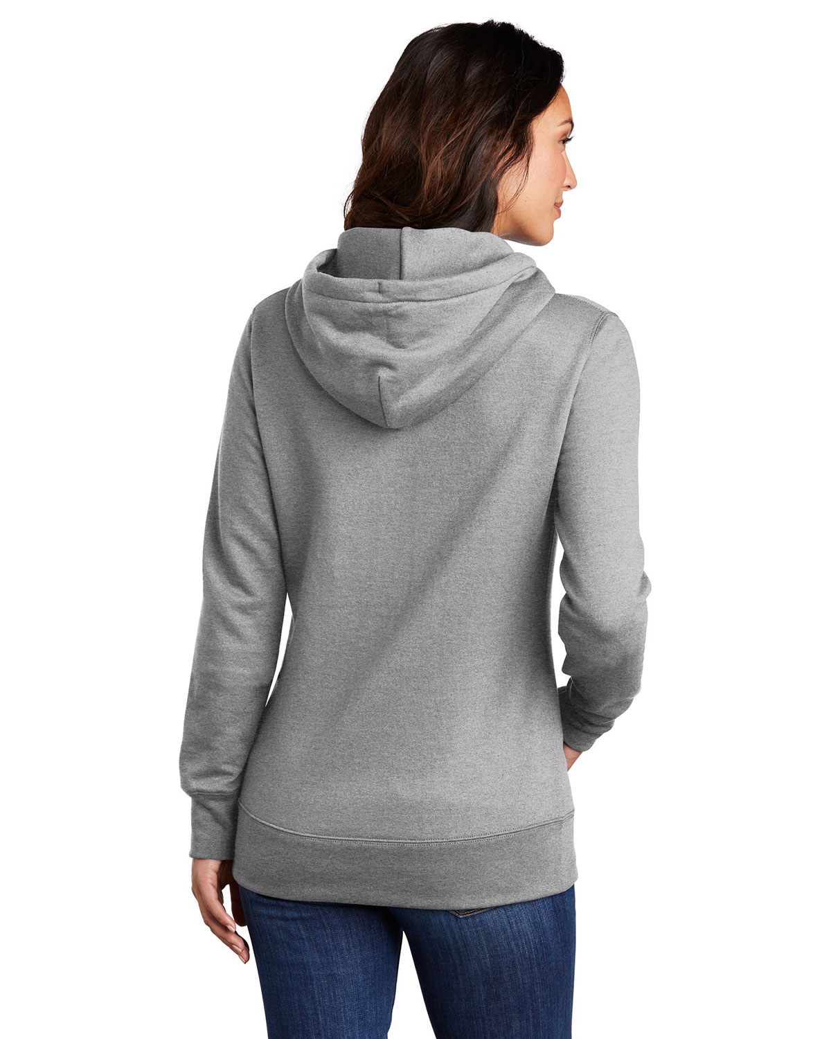 Port & Company LPC78H Women's Core Fleece Pullover Hooded Sweatshirt view 2