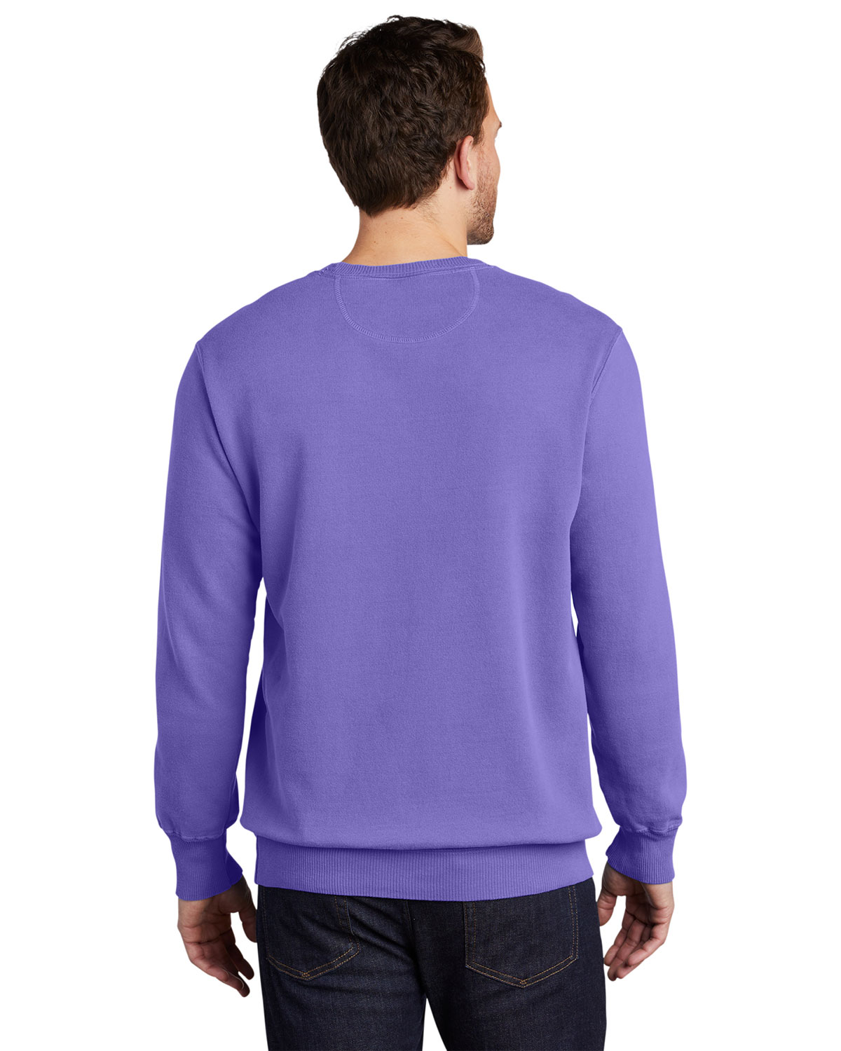 Port & Company PC098 Beach Wash Garment-Dyed Crewneck Sweatshirt view 2
