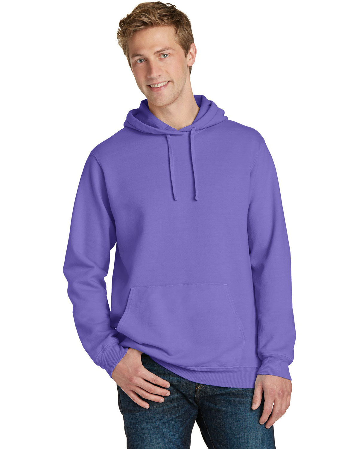 Port & Company PC098H Beach Wash Garment-Dyed Pullover Hooded Sweatshirt