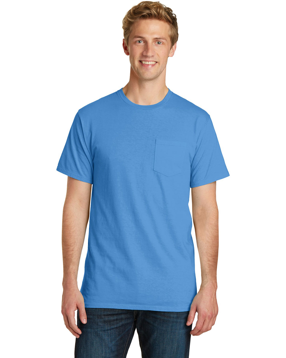 Port & Company PC099P Beach Wash Garment-Dyed Pocket Tee