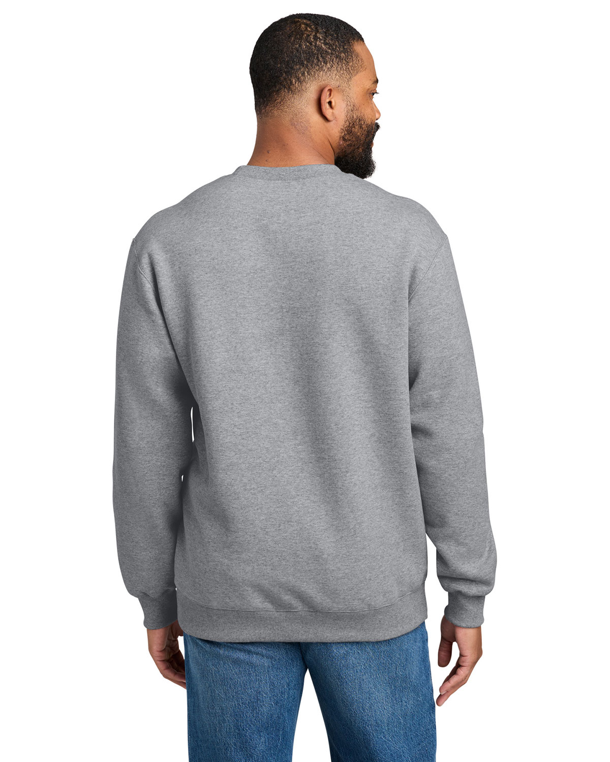 Port & Company PC107 Foundation Fleece Pullover Crewneck Sweatshirt view 2