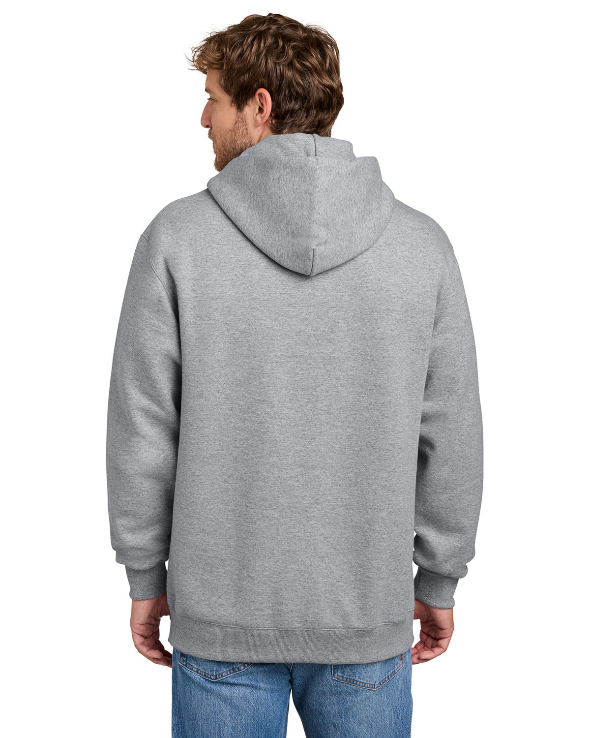 Port & Company PC107H Foundation Fleece Pullover Hooded Sweatshirt view 2