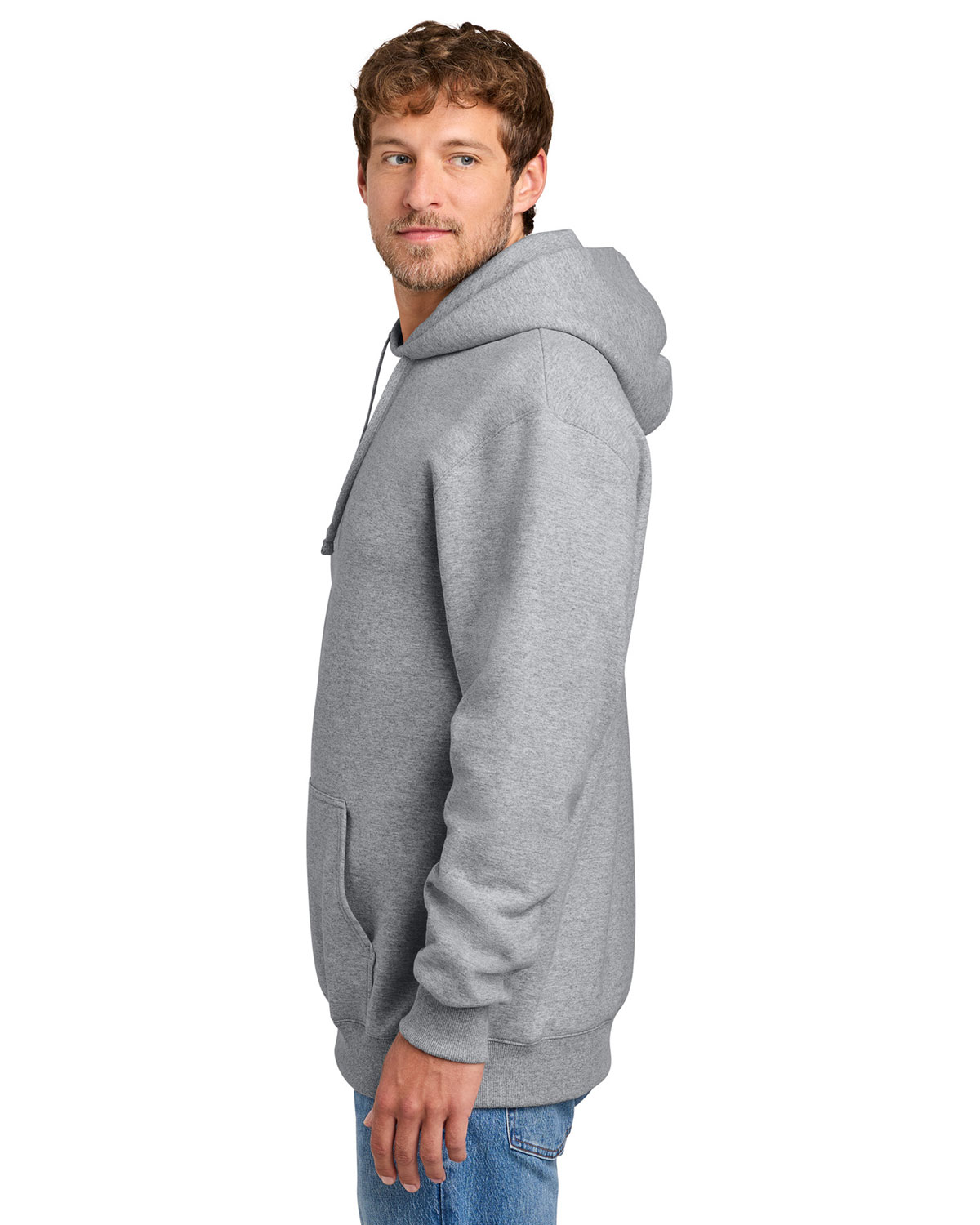 Port & Company PC107H Foundation Fleece Pullover Hooded Sweatshirt view 3