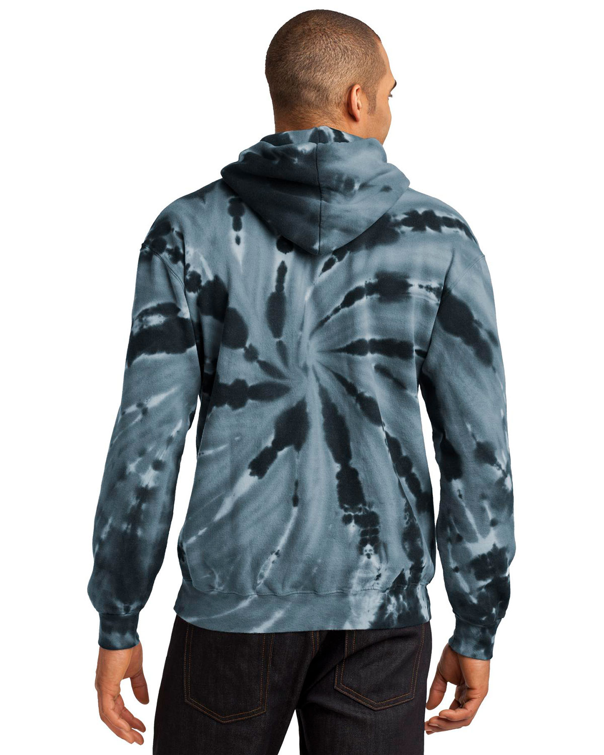Port & Company PC146 Tie-Dye Pullover Hooded Sweatshirt view 2