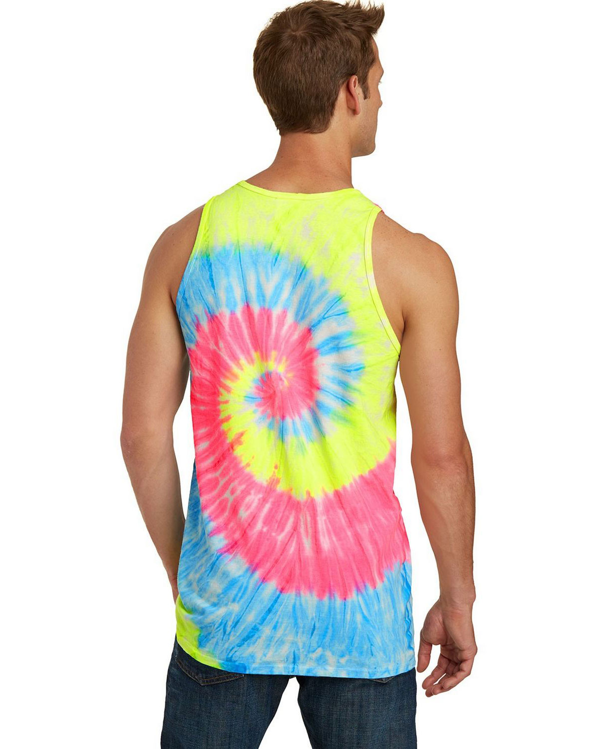 Port & Company PC147TT Tie-Dye Tank Top view 2