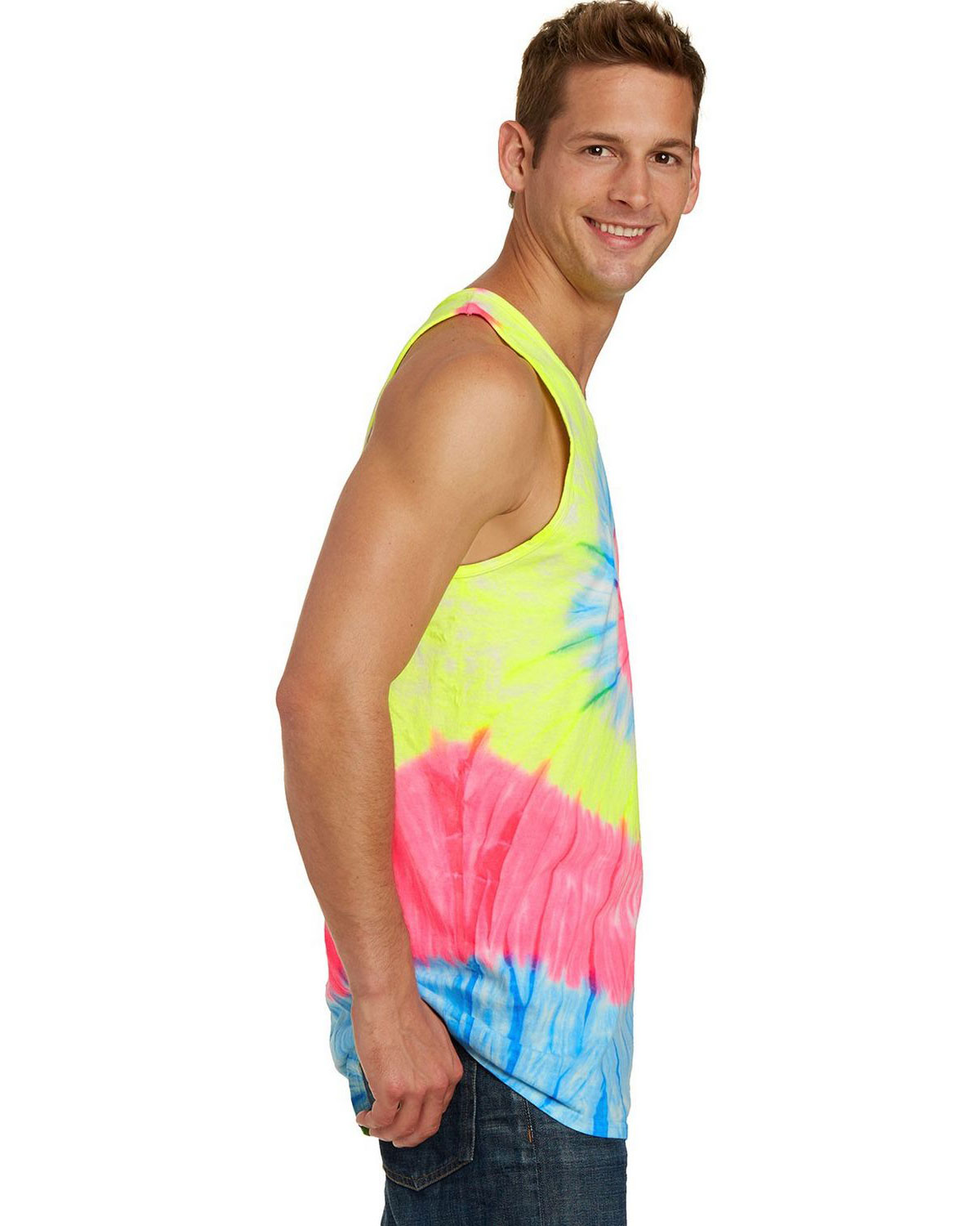 Port & Company PC147TT Tie-Dye Tank Top view 3