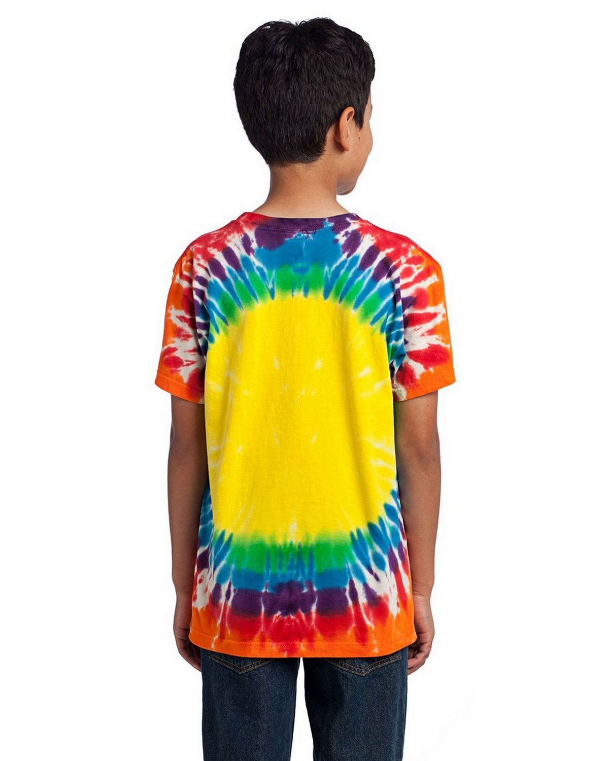 Port & Company PC149Y Youth Window Tie-Dye Tee view 2